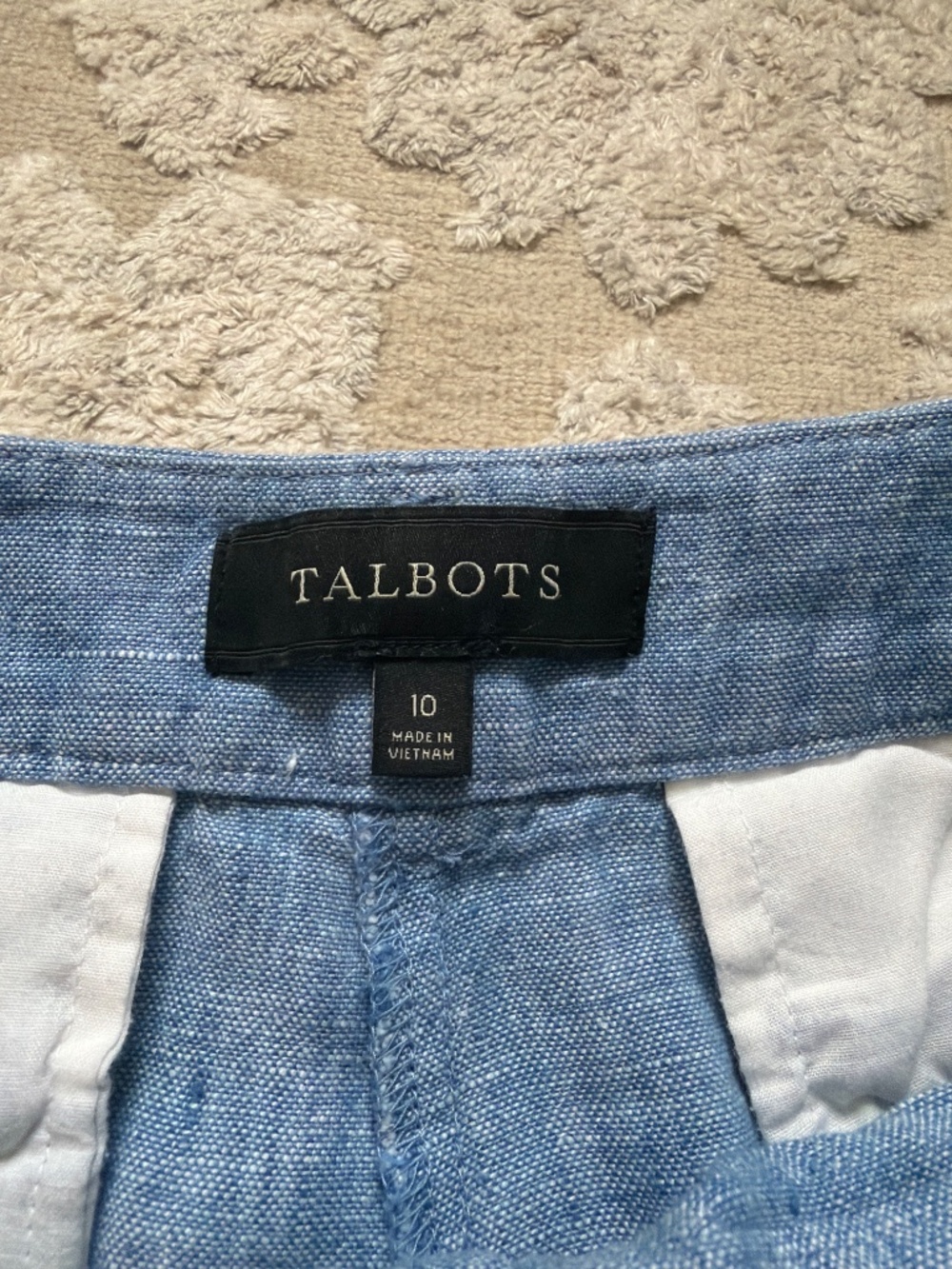 Talbots Linen chambray pants - Picture 4 of 8